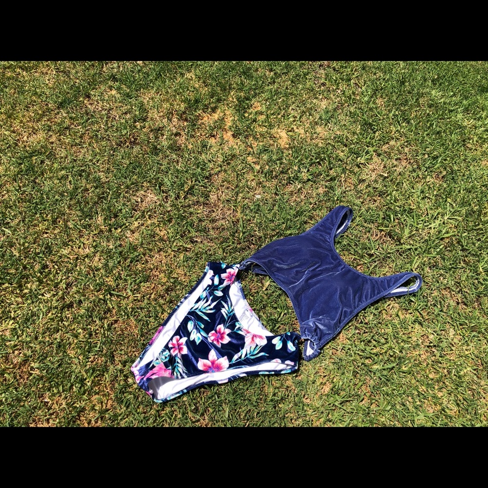 Pink Victoria’s Secret One Piece Velvet Suit